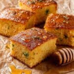 Jalapeño Cornbread with Cream Cheese Filling and Honey Jalapeño Glaze Recipe