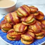 Smoked Bacon-Wrapped Cracker Bites with Pickles Recipe