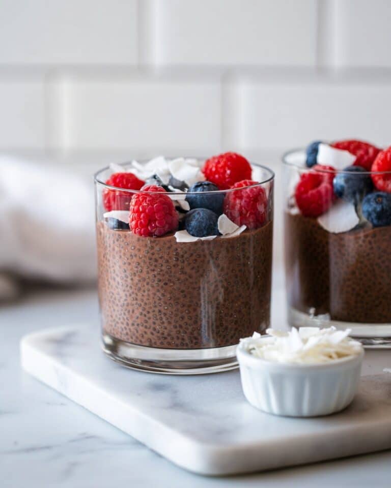 Chocolate Chia Seed Pudding with Coffee and Maple Syrup Recipe