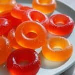 Homemade Peach Ring Gummies with Real Fruit Recipe