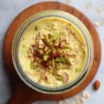 Indian Overnight Oats with Saffron and Pistachios Recipe