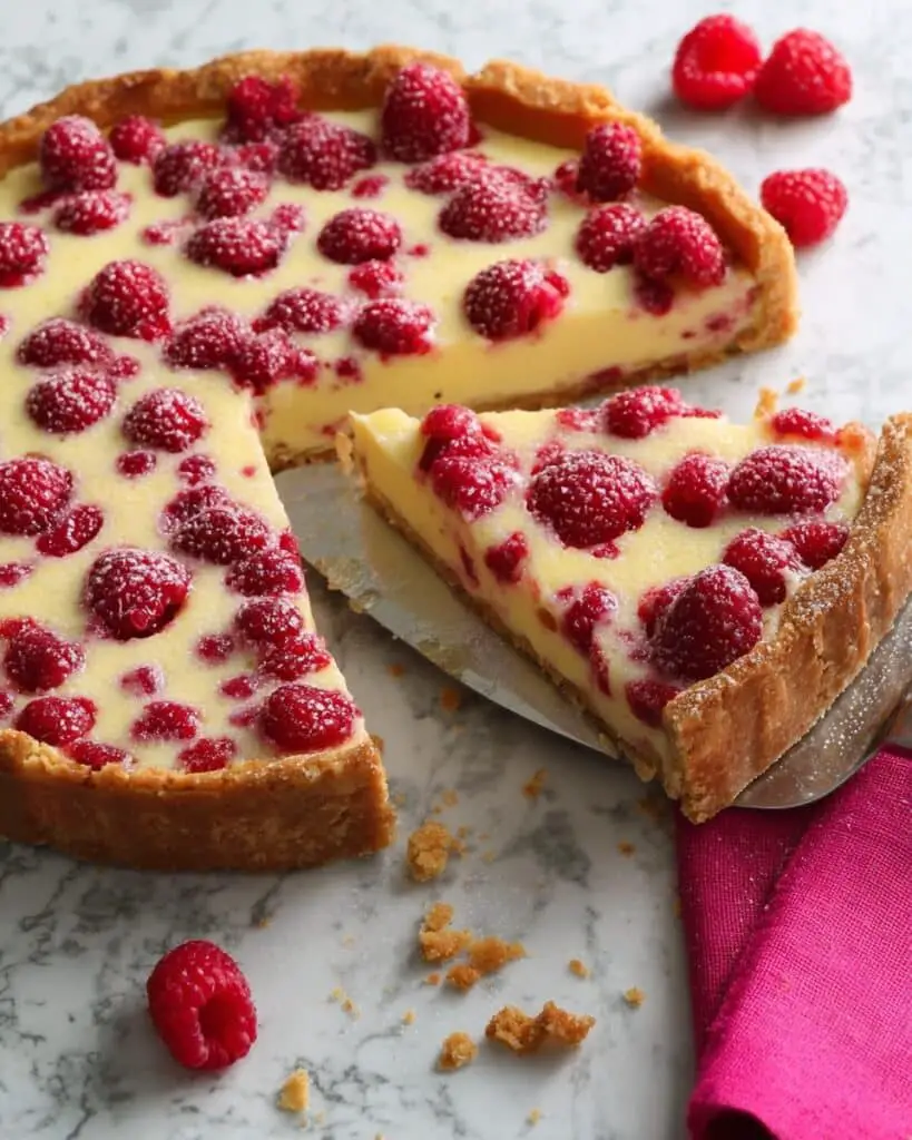 Raspberry Tart with Browning Butter and Framboise Recipe