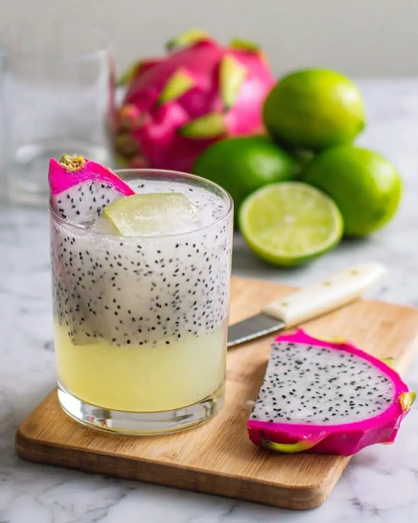 Dragonfruit Lemongrass Cocktail Recipe