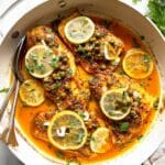 Mediterranean Baked Cod with Lemon, Capers, and Cilantro Recipe