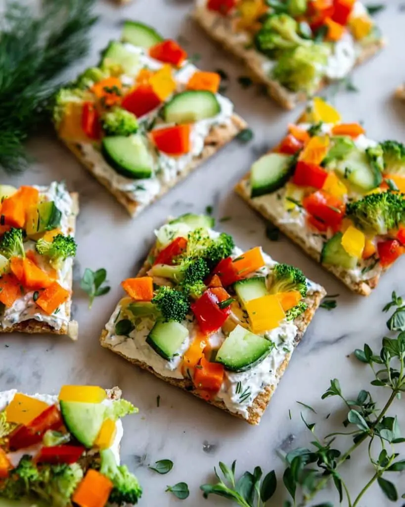 Veggie Crescent Roll Pizza Appetizer Recipe