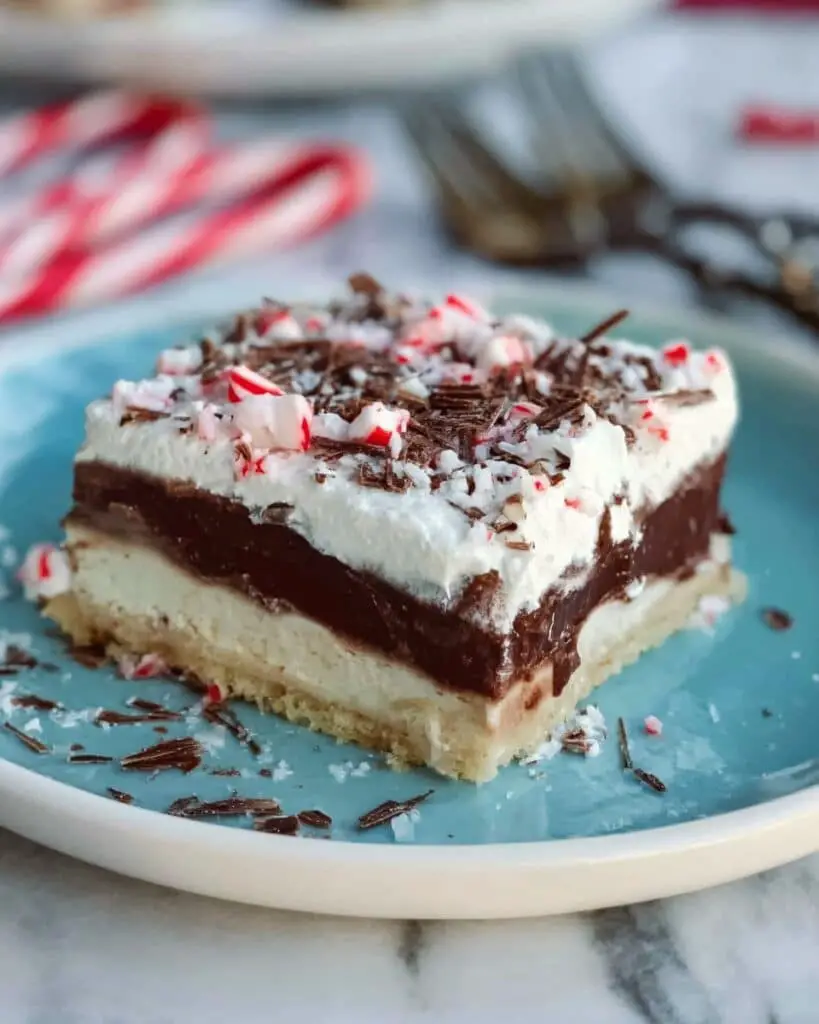 Chocolate Peppermint 4 Layer Dessert Recipe