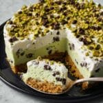 No Bake Pistachio Cannoli Pie Recipe