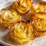 Potato Roses with Bacon, Parmesan, and Herbs Recipe