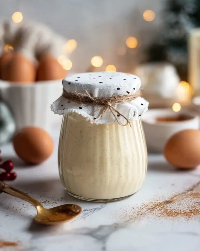 Creamy Eggnog Spread with Cinnamon and Nutmeg Recipe