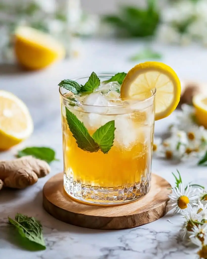 Cortisol Cocktail: A Relaxing Herbal Citrus Elixir Recipe