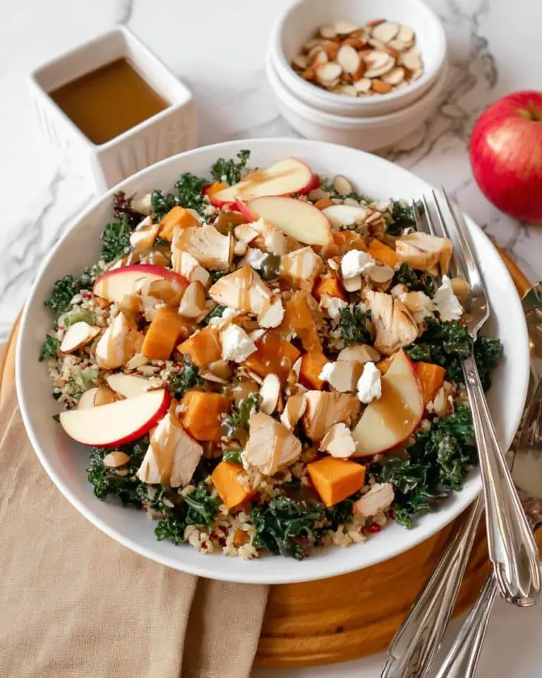 Fall Sweet Potato Harvest Bowls with Chicken & Apples Recipe