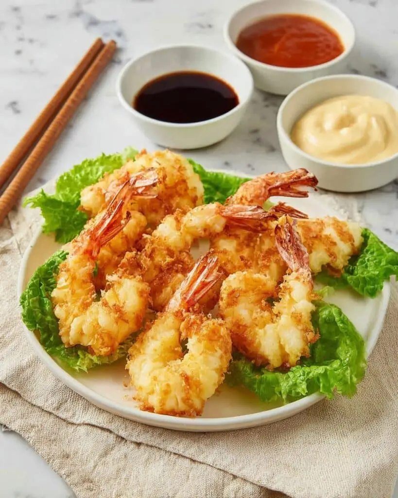 Crispy Prawn Tempura with Soy-Ginger Dipping Sauce Recipe