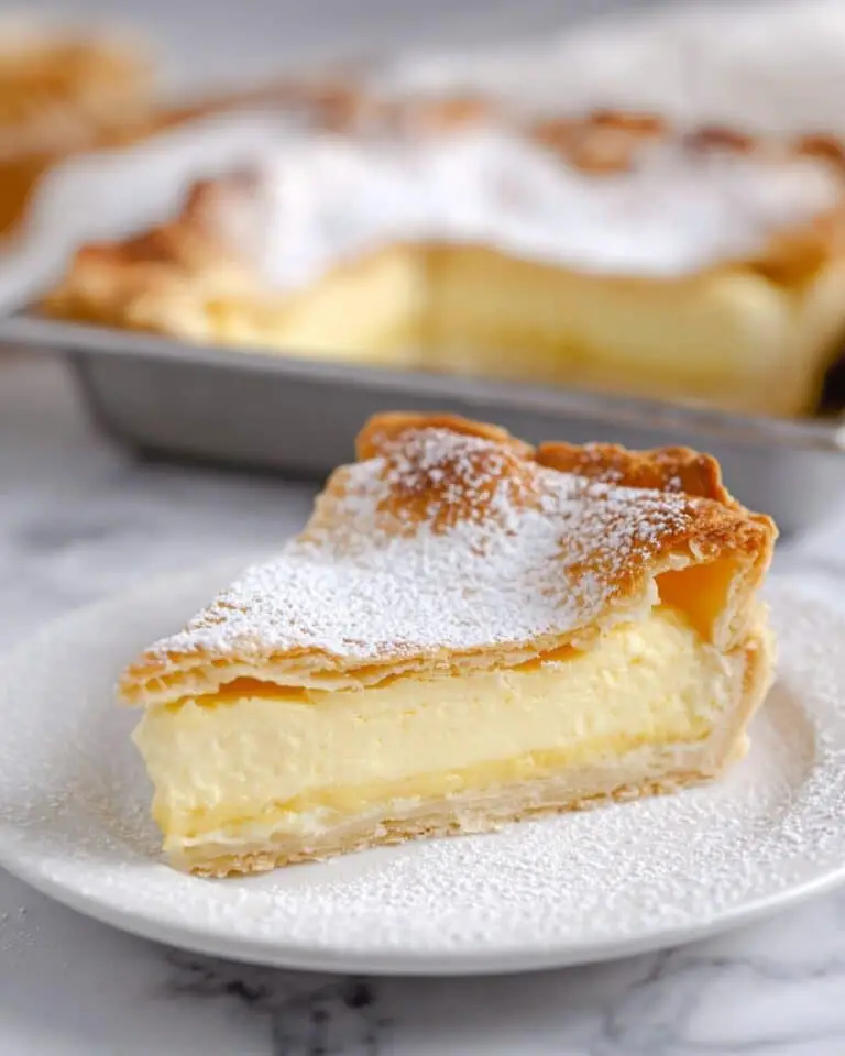 Vanilla Custard Cream Squares Recipe