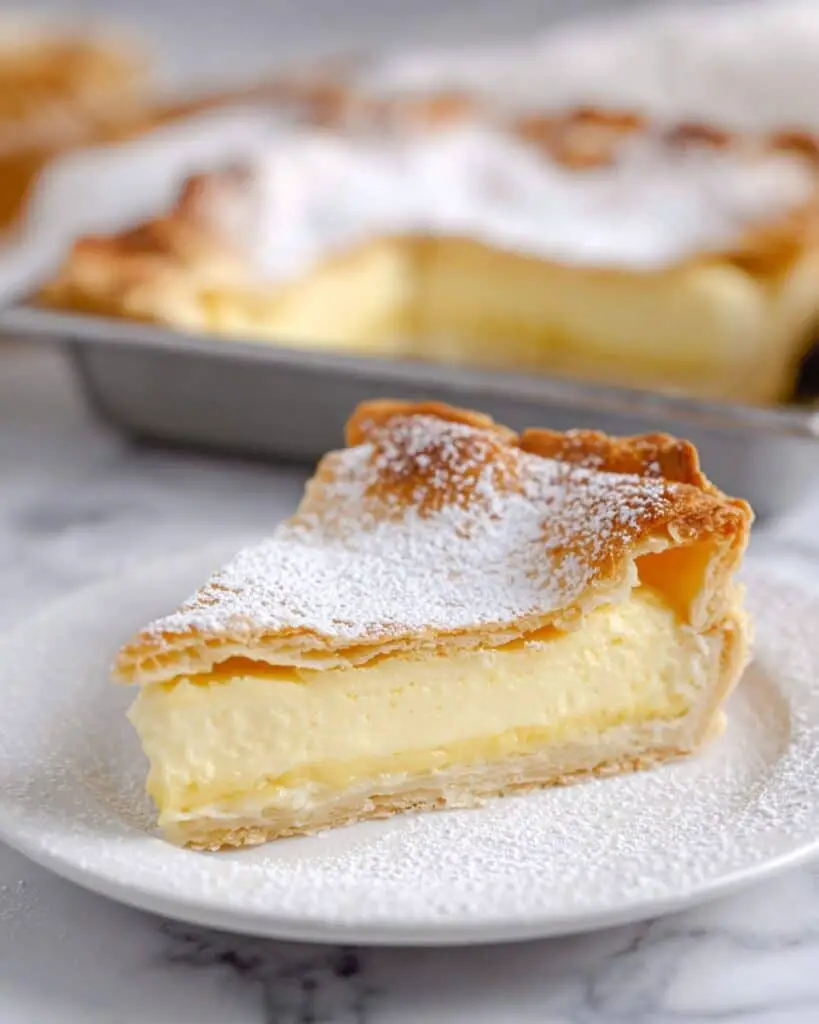 Vanilla Custard Cream Squares Recipe