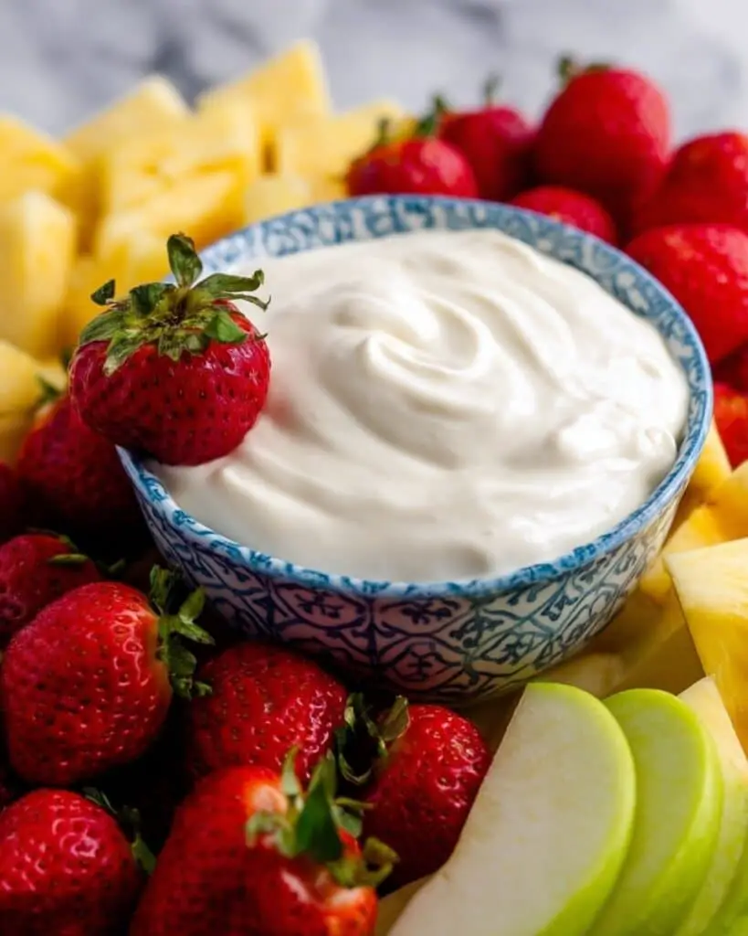 Healthier Fruit Dip Recipe