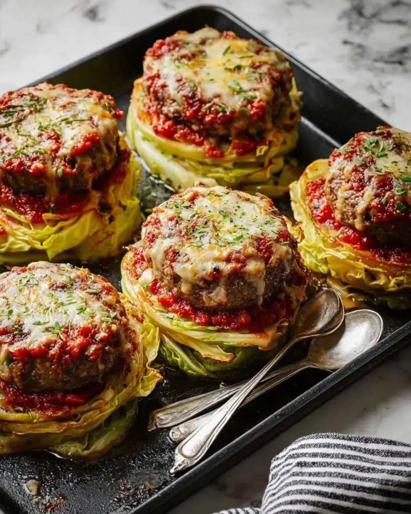 Oven-Baked Cabbage Burgers Recipe
