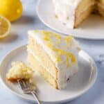 Italian Triple Lemon Cream Cake Recipe