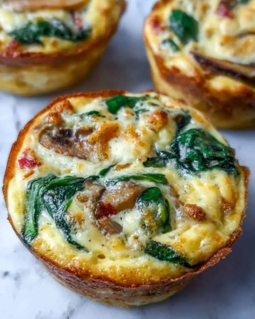 Spinach Quiche Muffins Recipe