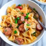 Creamy Smoked Sausage Pasta in One Pan Recipe