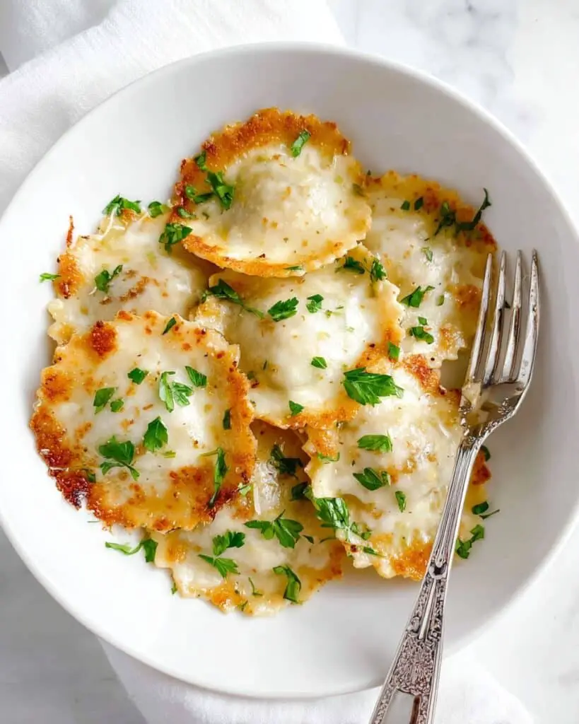 Lobster Ravioli with Lemon Butter Sauce Recipe