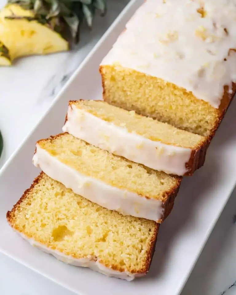 Pineapple Bread with Pineapple Glaze Recipe