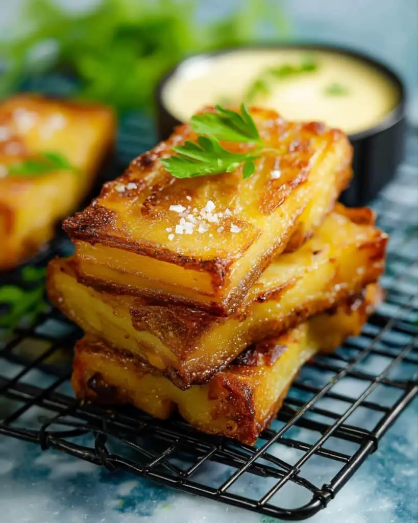Roasted Garlic Potato Terrine (Pave) Recipe