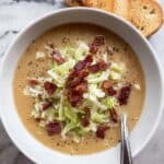 Irish Potato Soup with Bacon, Cabbage, and Guinness Recipe