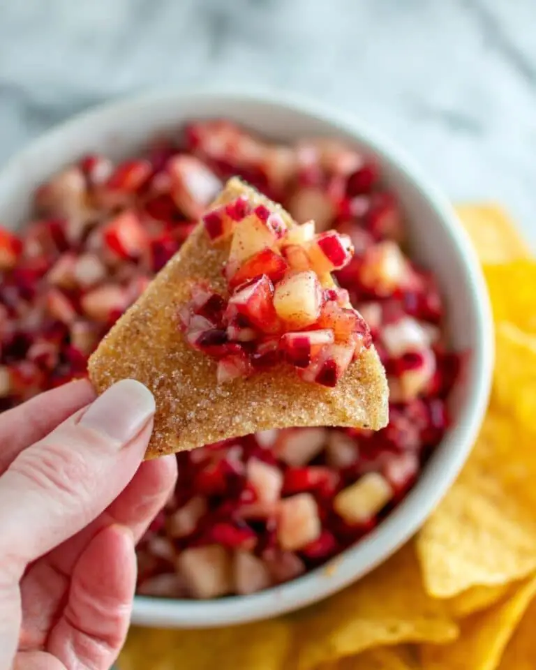Fruit Salsa with Cinnamon Tortilla Chips Recipe