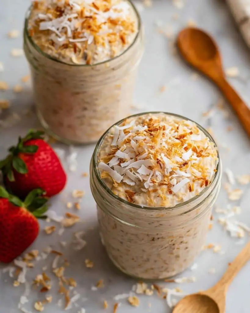 Coconut Cream Pie Overnight Oats Recipe