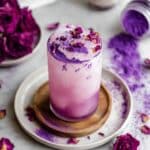 Iced Vanilla Rose Latte Recipe