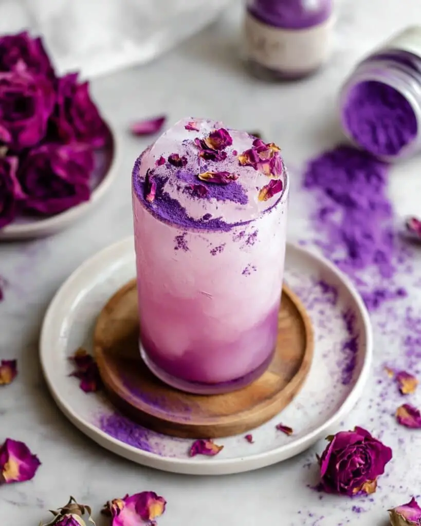 Iced Vanilla Rose Latte Recipe