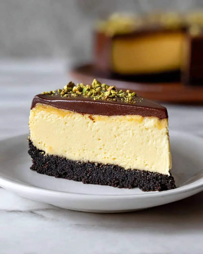 Chocolate Pistachio Cheesecake (Dubai Style) Recipe