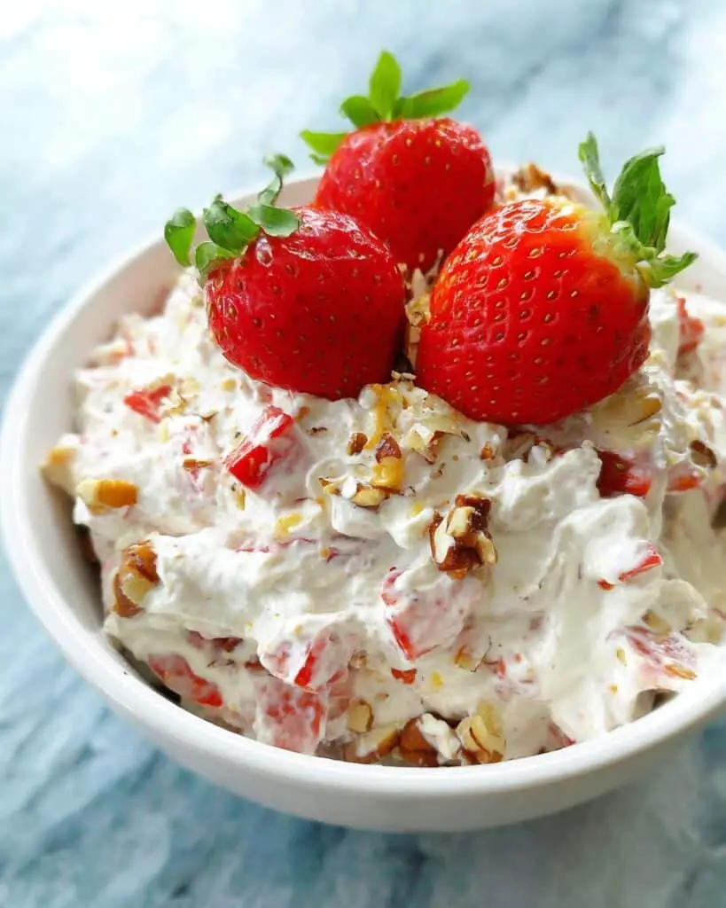 Strawberry Pecan Pretzel Salad Recipe