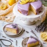 Moist Lemon Lavender Cake with Lemon Drizzle Recipe