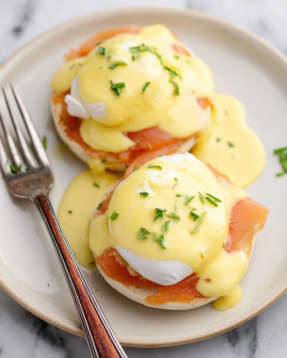 Eggs Benedict with Homemade Hollandaise Sauce Recipe