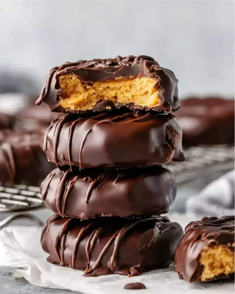 Healthy 4 Ingredient Vegan Reese’s Eggs Recipe