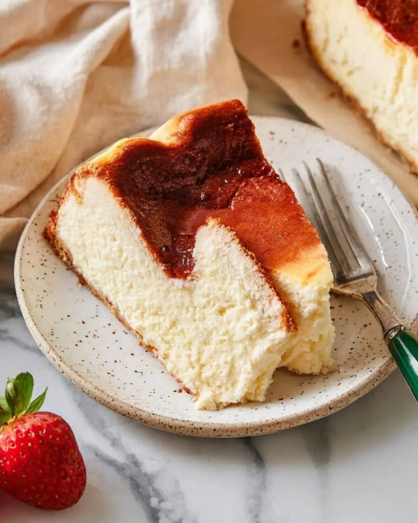 Loaf Pan Basque Cheesecake Recipe