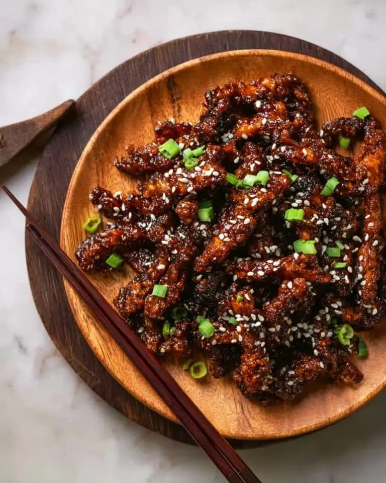 Sweet and Sticky Crispy Beef Recipe