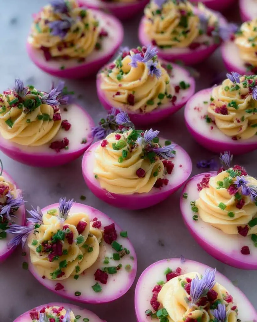 Beet-Pickled Deviled Eggs Recipe
