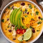 Creamy Chicken Enchilada Soup Recipe