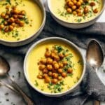 Golden Cauliflower Cashew Soup Recipe