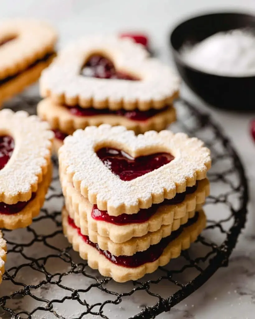 Lemon Raspberry Sandwich Cookies Recipe