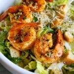 Air Fryer Shrimp Caesar Salad Recipe
