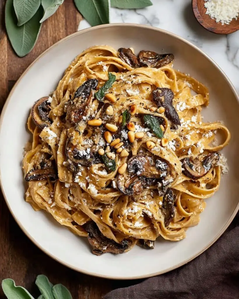 Caramelized Leek and Mushroom Gruyère Pasta Recipe