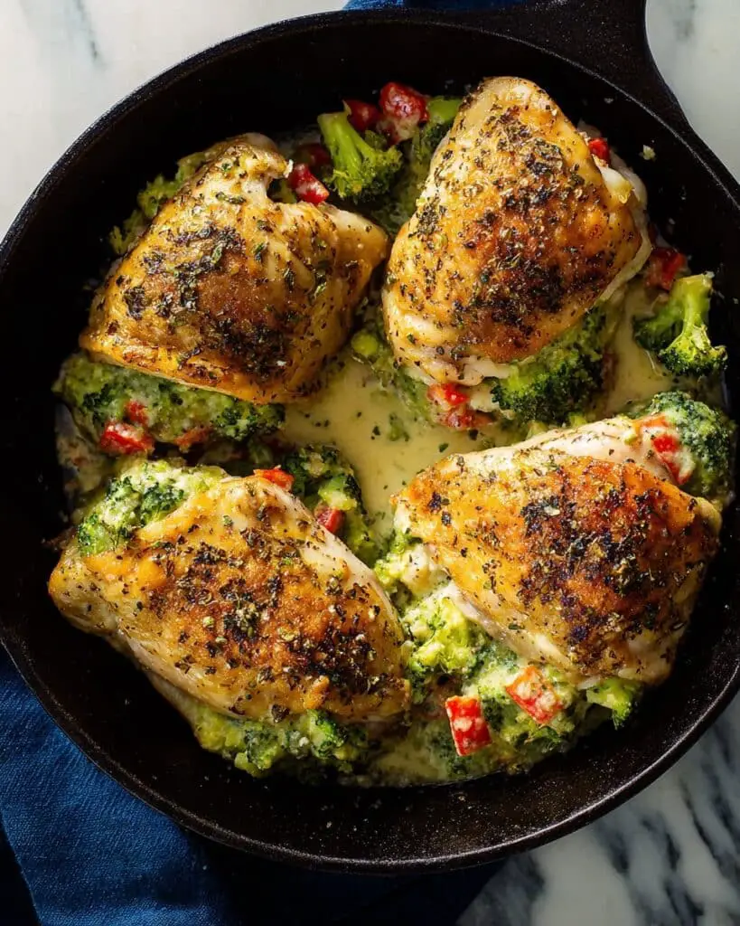 Broccoli Stuffed Chicken Breasts Recipe