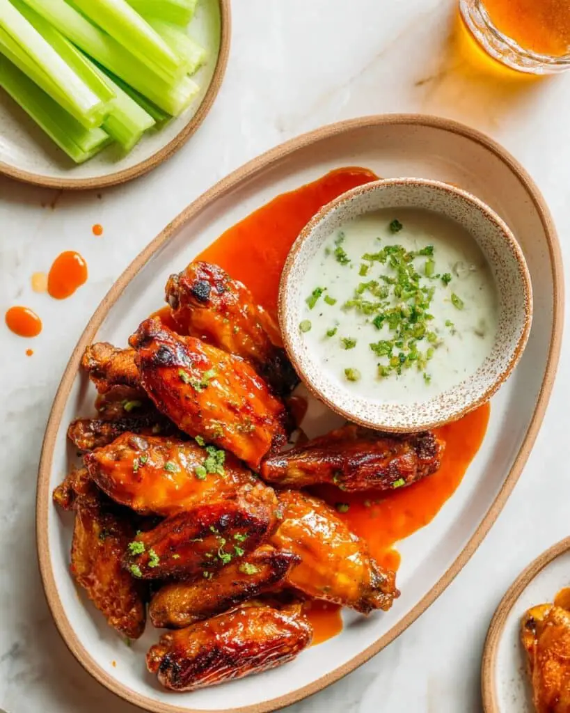 Sweet & Spicy Hot Honey Buffalo Wings Recipe