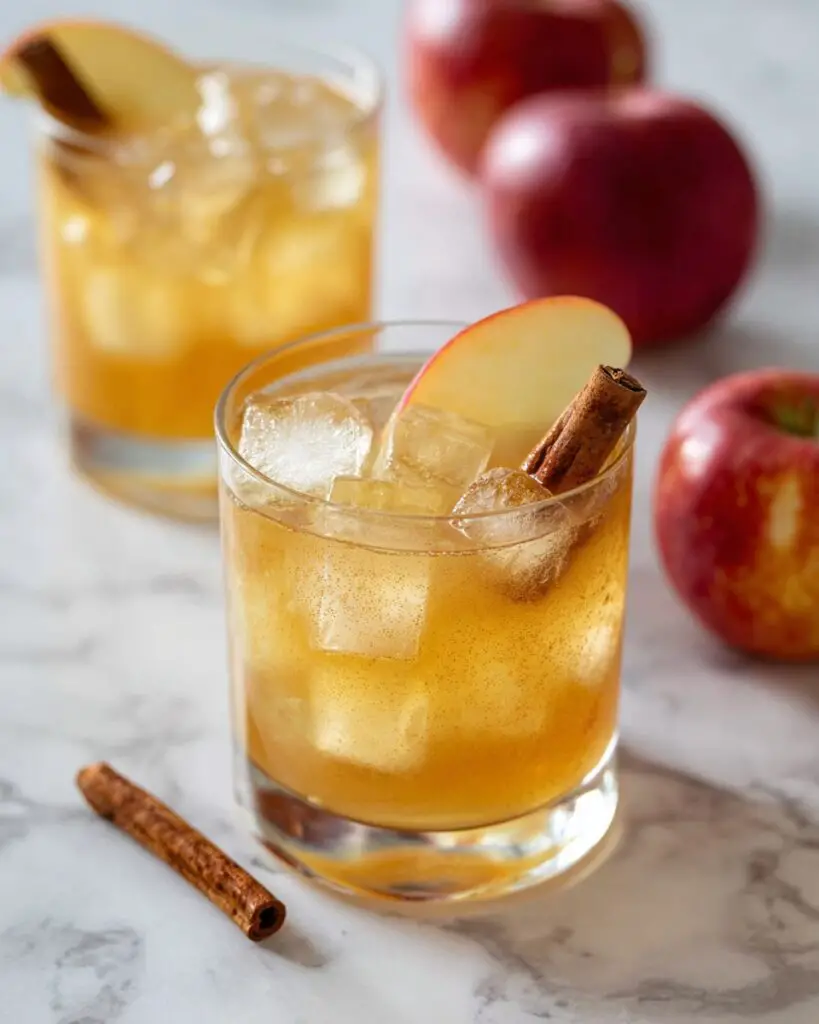 Apple Ginger Fizz Mocktail Recipe