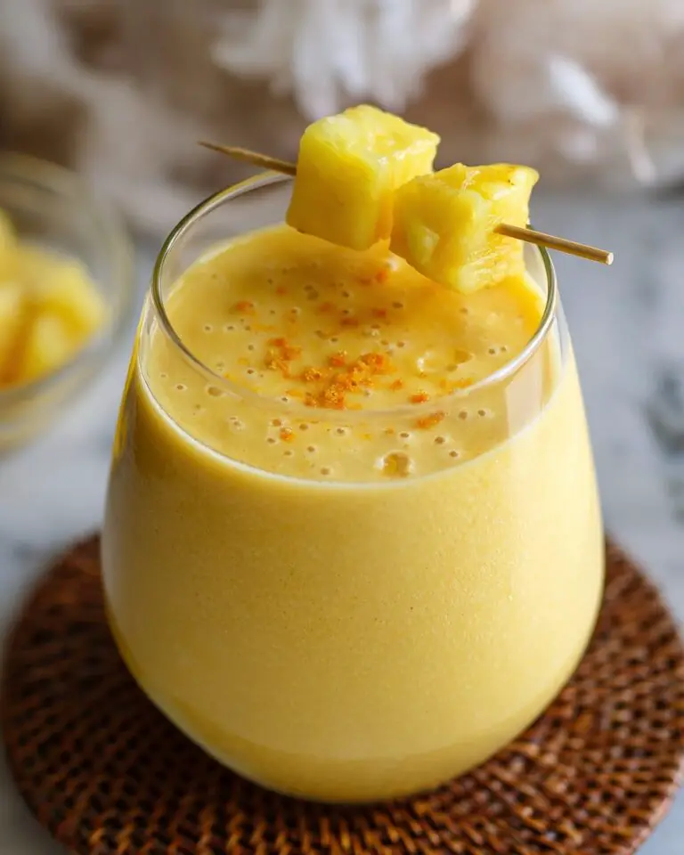Mango Turmeric Lassi Recipe