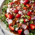 Colorful Strawberry Arugula Salad Recipe