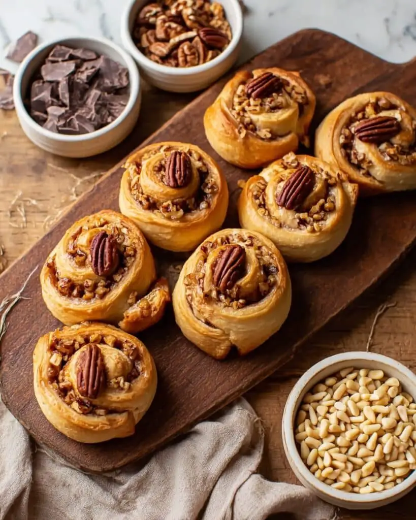 Brioches roulées au Praliné Recipe